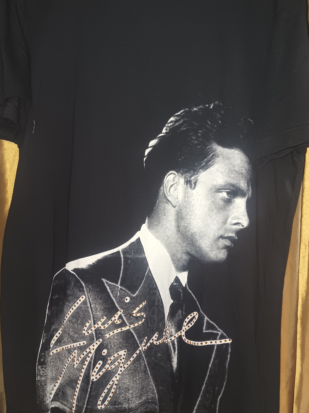 Black Graphic Luis Miguel 2023 Concert Tour T Shirt Size Large
